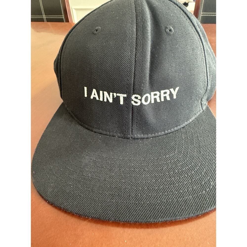 Beyoncé Official Formation World Tour Hat I Ain’t Sorry Snapback Yupoong Black